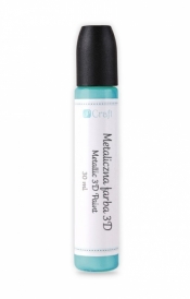 Metaliczna farba 3d, 30 ml - blue topaz (DPFD-014)