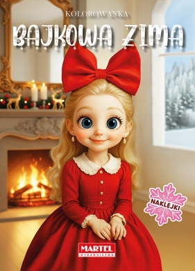 Bajkowa zima z naklejkami - Klaudia Jędrysiak