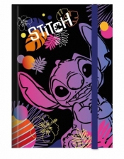 Coolpack, Teczka przestrzenna tekturowa A4 z gumką Disney Black - Stitch (91828PTR)