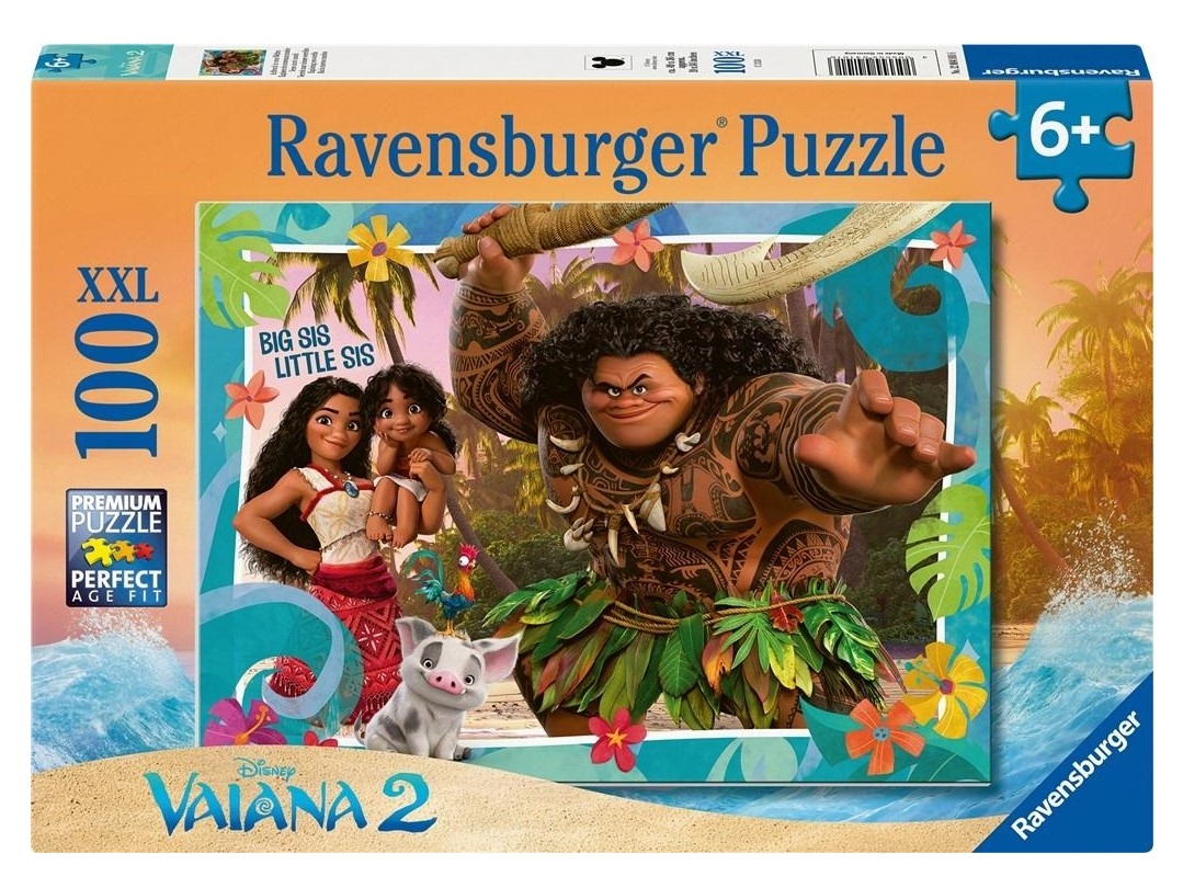 Ravensburger, Puzzle XXL 100: Vaiana (12004101)