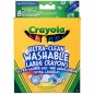 Kredki zmywalne duże Crayola, 8 kolorów