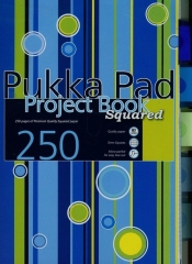 Kołozeszyt A4 Pukka Pad Stripe w kratkę 250 stron mix