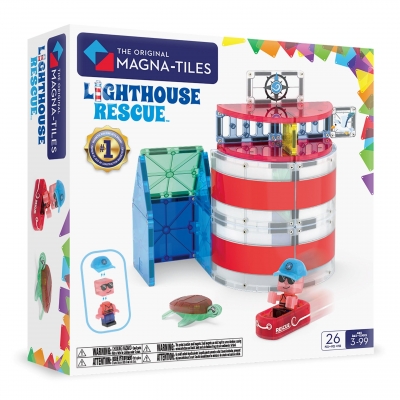 <img src='https://webimage.pl/pics/828/6/d850025176828.jpg' style='height:440px' /> MAGNA-TILES Klocki Magnetyczne Lighthouse Rescue 26 el