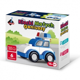 Klocki Małych Geniuszy, Radiowóz dla malucha – 6 elementów