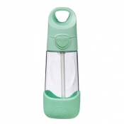 Butelka tritanowa ze słomką 450 ml, Spearmint, b.box
