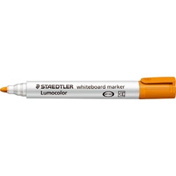 Marker Lumocolor do białych tablic whiteboard, okrągły, pomarańczowy S351-4