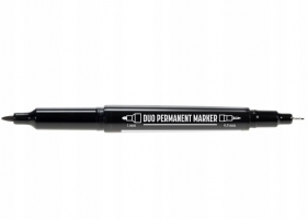 Marker permanentny duo 0,5-1,0 mm czarny