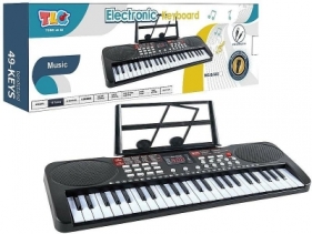 Organki 49 klawiszy z mikrofonem ładowarka USB