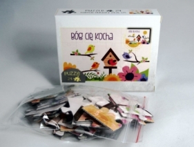 Puzzle Ptaszki/Bóg Cię Kocha