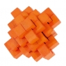 IQ-Test - Puzzle Ananas, bambus, pomarańczowy, plastikowe pudełko