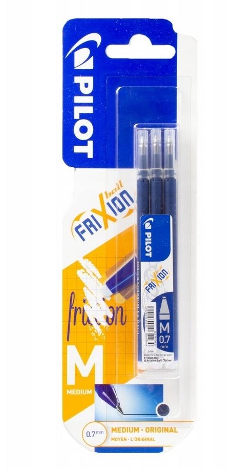 Wkład Frixion granatowy 0,7mm niebieski 3szt