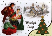 Karnet świąteczny BN B6X religia lub świecki MIX