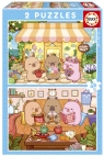Puzzle Kapibary 2 x 48 el 114283 5+