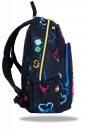 Coolpack, Plecak dziecięcy Toby Hello Kitty - Black Neon (F023034)