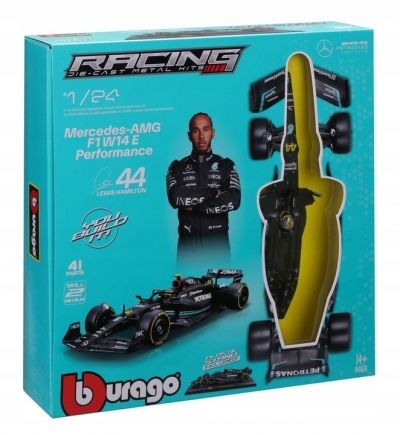 <img src='https://webimage.pl/pics/829/5/d4893993285068.jpg' style='height:440px' /> Bburago Model 1:24 F1 Kit-2023 Mercedes AMG Hamilton 18-28506