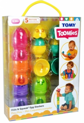 Tomy Toomies: Piramidka z jajeczek (E73083)