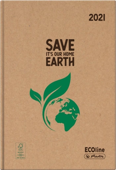 Kalendarz 2021 A5 Eco Planeta HERLITZ