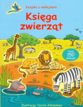 Księga zwierząt książka z naklejkami