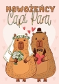 Karnet A5 Ślub Capy Pary