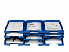 Szuflada na dokumenty Leitz PLUS SLIM - czerwony 255 mm x 35 mm x 357 mm (52370025)