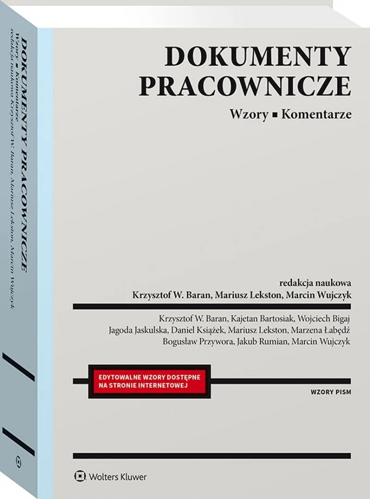 Dokumenty pracownicze. Wzory. Komentarze