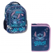 Zestaw szkolny Stitch - Coastal Cool. Plecak i piórnik z wyposażeniem