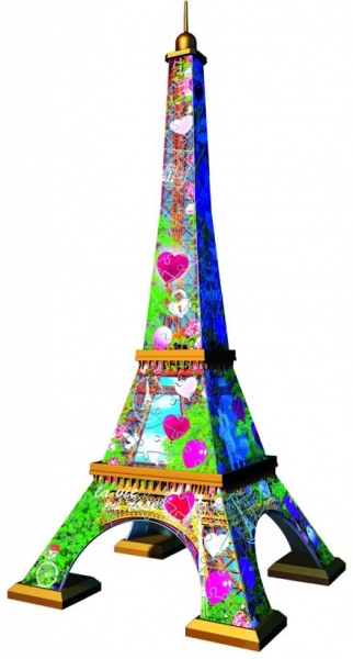 Puzzle 3D: Wieża Eifla - Edycja Love (11183)