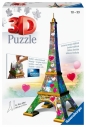 Ravensburger, Puzzle 3D: Wieża Eifla - Edycja Love (11183)