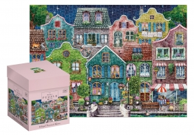 Puzzle 1000: Box Houses 3 - Colorful Tenement Houses