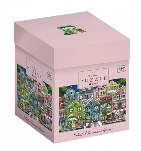 Puzzle 1000: Box Houses 3 - Colorful Tenement Houses