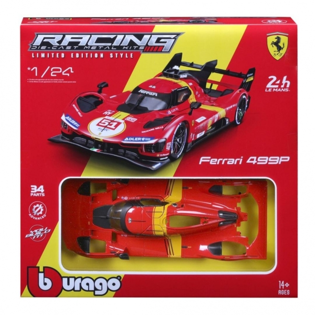 <img src='https://webimage.pl/pics/831/5/d4893993265831.jpg' style='height:440px' /> Ferrari Racing Model Kit - 499P Lmh BW PB