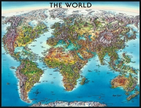 Puzzle 2000: Mapa świata (16683)