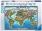 Puzzle 2000: Mapa świata (16683)