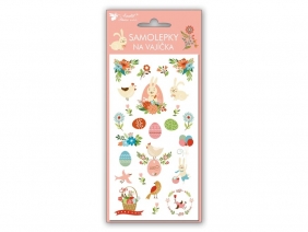 Naklejki Wielkanoc żelowe 19x9cm, 1 szt (829)