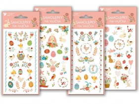 Naklejki Wielkanoc żelowe 19x9cm, 1 szt (829)