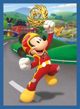 Puzzle klockowe 12: Mickey and the Roadster Racers (41183)