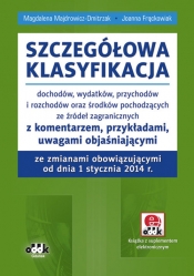 Szczegółowa klasyfikacja dochodów, wydatków, przychodów i rozchodów oraz środków pochodzących ze źródeł zagranicznych