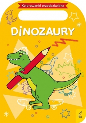 Kolorowanki przedszkolaka. Dinozaury - praca zbiorowa