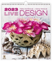 Kalendarz 2023 ścienny Live Design HELMA