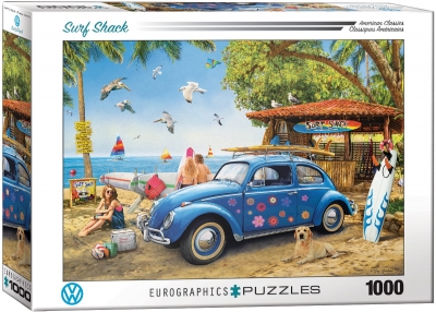 <img src='https://webimage.pl/pics/832/6/d628136656832.jpg' style='height:440px' /> Puzzle 1000 EG-VW Beetle Surf Shack 6000-5683