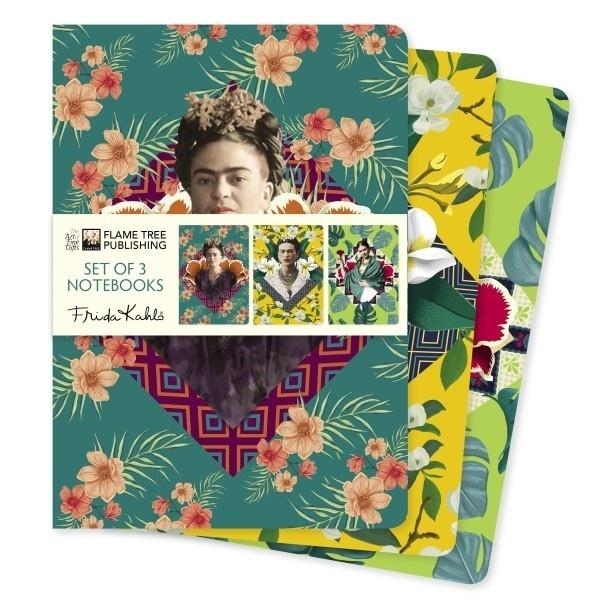 <img src='https://webimage.pl/pics/832/6/d9781804176832.jpg' style='height:440px' /> Zestaw 3 notatników A5 Frida Kahlo