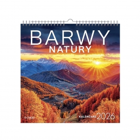 Kalendarz ścienny kwadrat - Barwy Natury