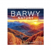 Kalendarz ścienny kwadrat - Barwy Natury