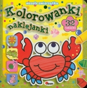 Kolorowanki naklejanki Wesołe zwierzątka