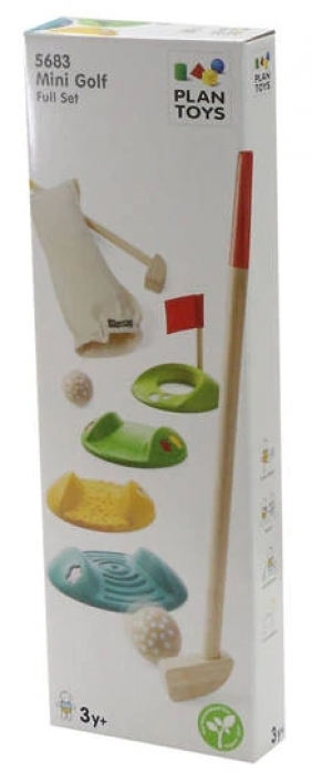 Drewniany mini golf - duży zestaw (PLTO-5683)