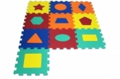 ARTYK 10 EL. Puzzle piankowe Kształty (X-ART-1043B-10)