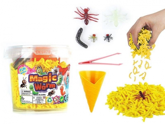 Magiczne robaki w wiaderku