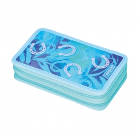 Herlitz, Piórnik podwójny z wyposażeniem - Lucky House