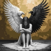 Malowanie po numerach - Dwie strony duszy metal