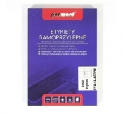 Etykiety samoprzylepne A4/100K 24x70x37mm